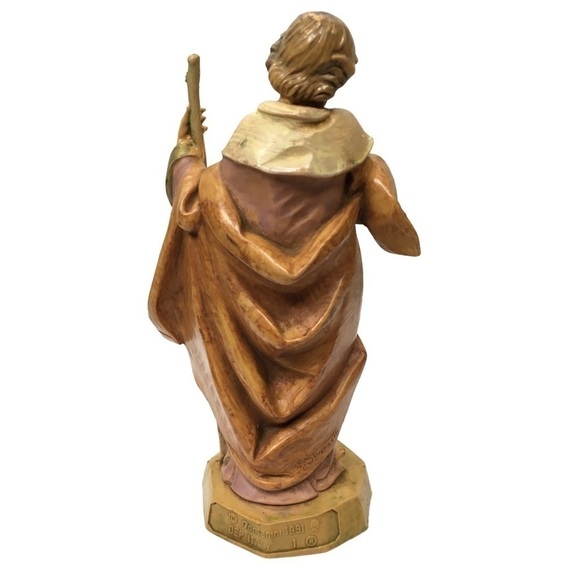 VINTAGE 90s Fontanini Nativity Figurines Holy Family Joseph Mary Baby Jesus 1991 - Picture 11 of 16